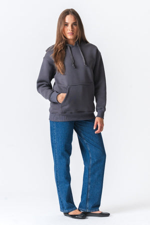 Stella Oversized Hoodie - donkergrijs