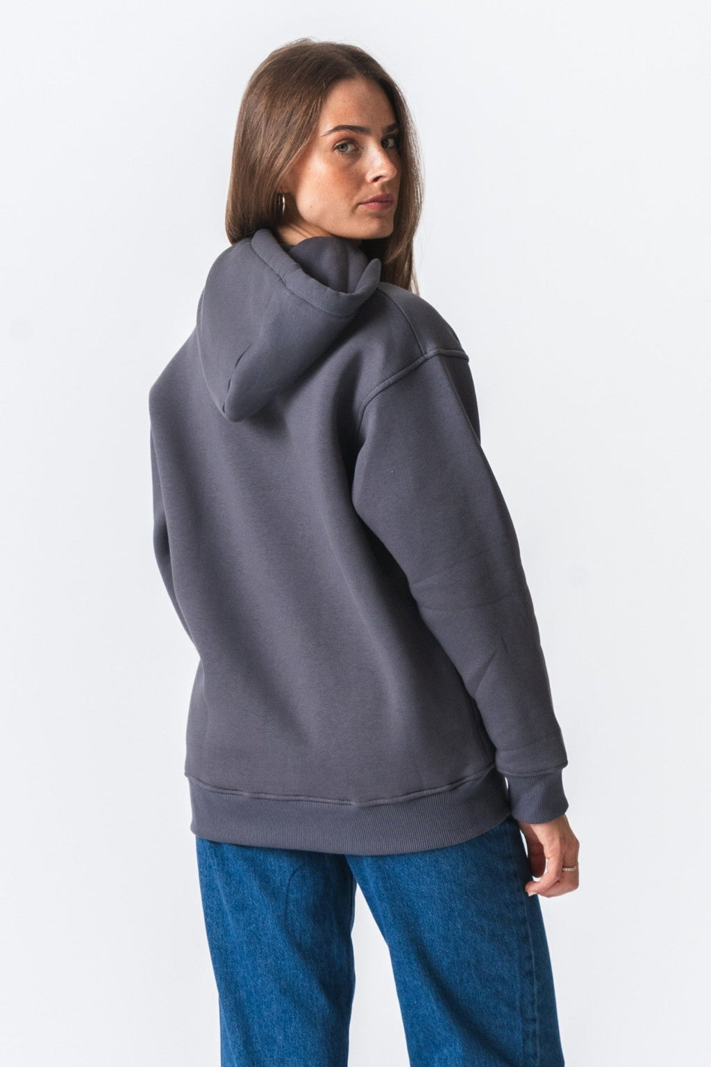 Stella Oversized Hoodie - donkergrijs
