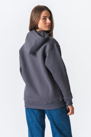 Stella Oversized Hoodie - donkergrijs