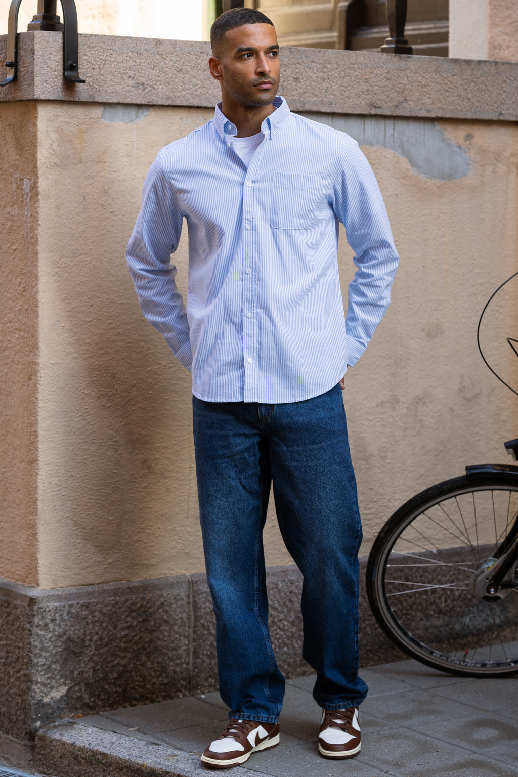 Relaxed Fit Jeans - Dark Blue Denim