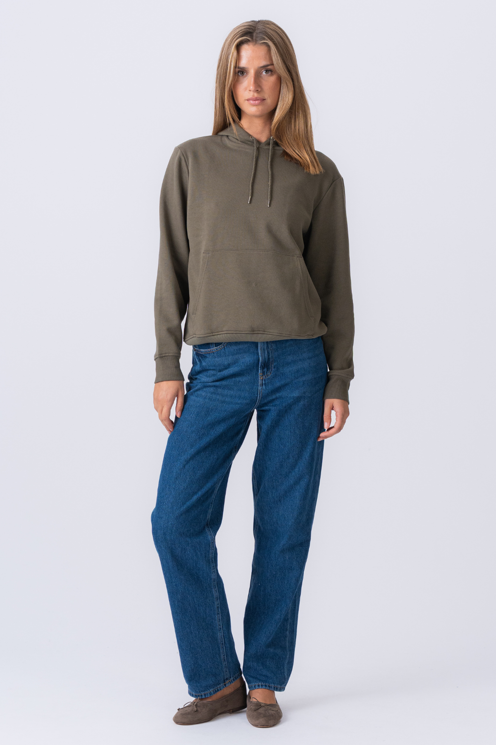 Sweatshirt hoodie - leger