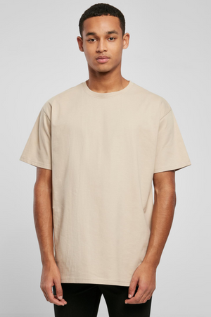 Zwaar Oversized T -shirt - nat zand