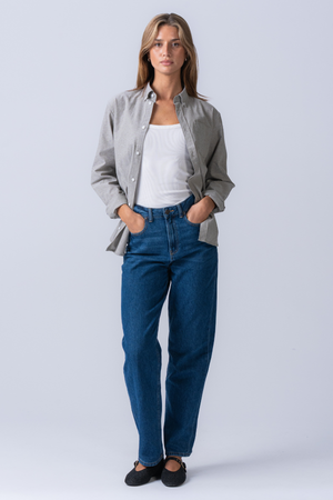 Vriendje Oxford -shirt - grijs