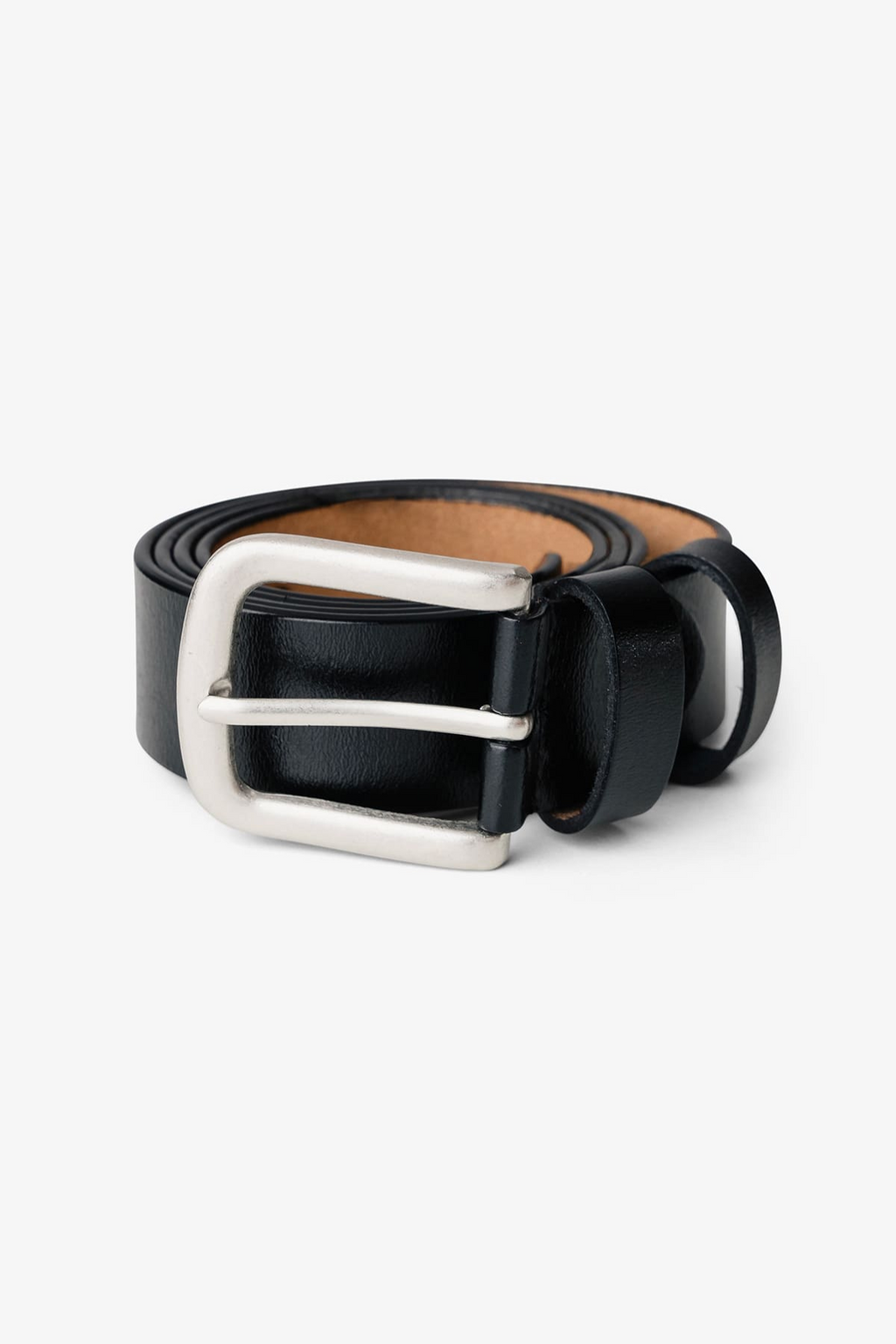 Walton Leren Riem - Zwart