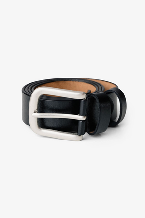 Walton Leren Riem - Zwart
