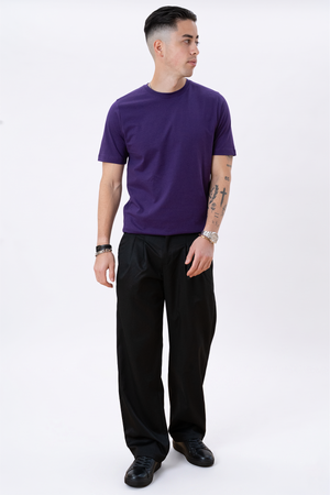 Basic T-shirt - Paars