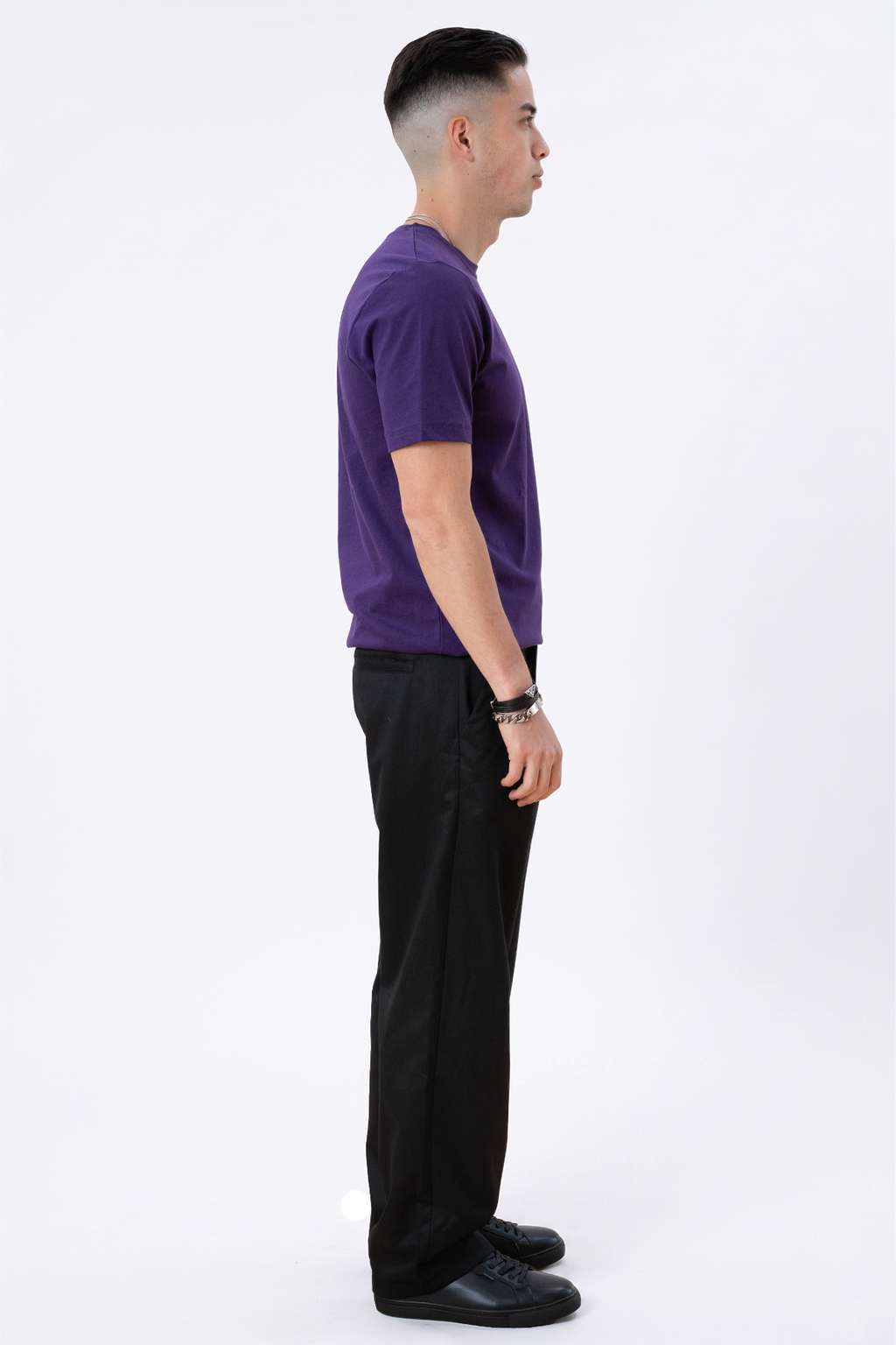 Basic T-shirt - Paars