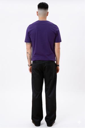 Basic T-shirt - Paars