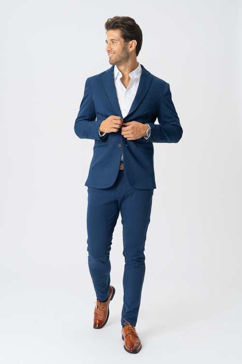 Performance Suit™️ (Blauw) + Performance Overhemd - Pakketdeal