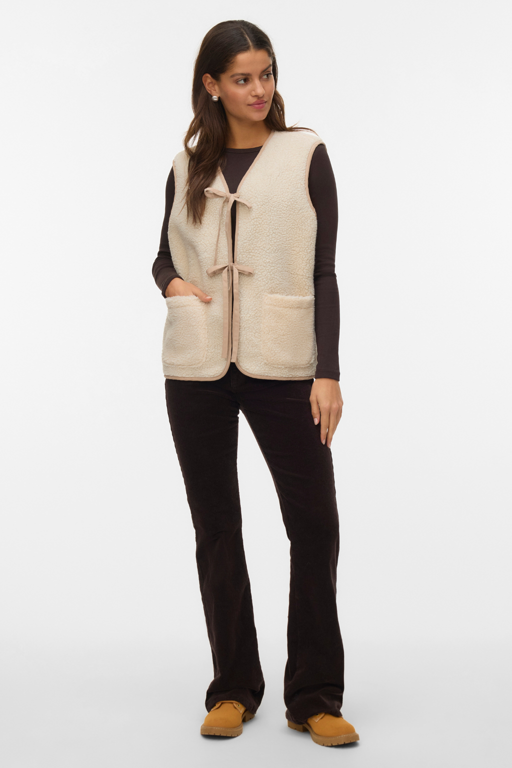 Cleo korte vest - havermout