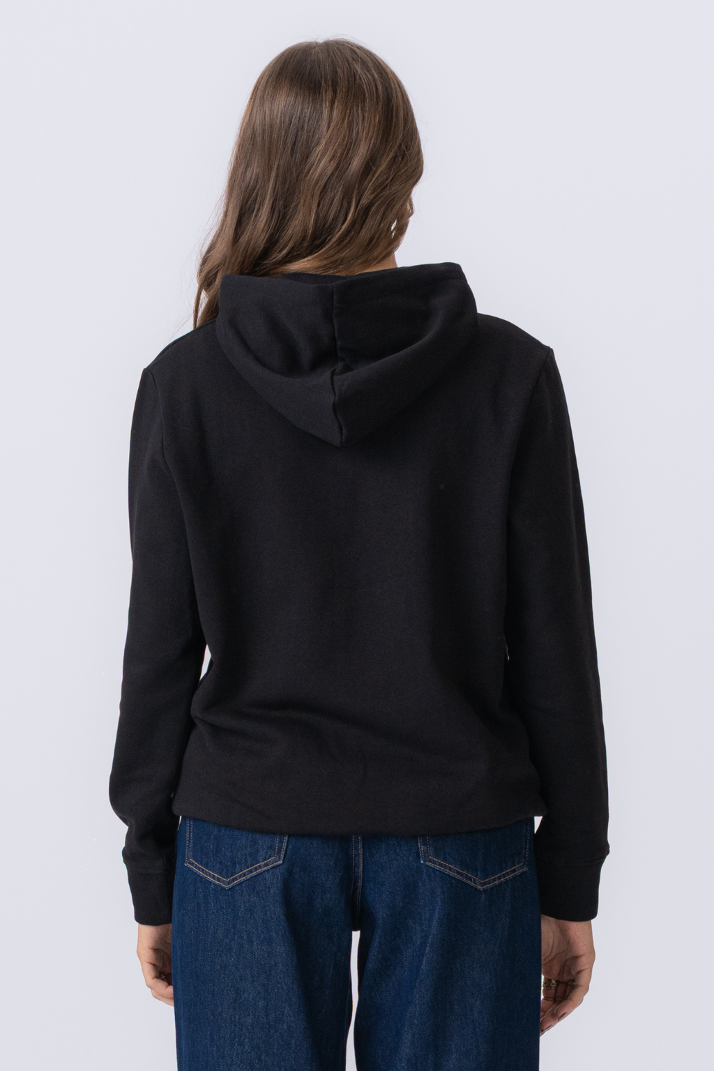 Sweatshirt hoodie - zwart