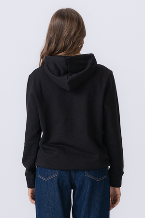 Sweatshirt hoodie - zwart
