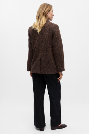 Celina l/s lo jas - afdichtbruin