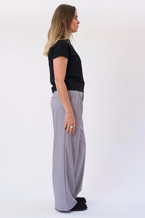 Paloma krijtstreep Pants - Taupe