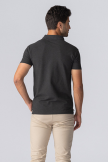 Muscle Polo shirt - donkergrijs