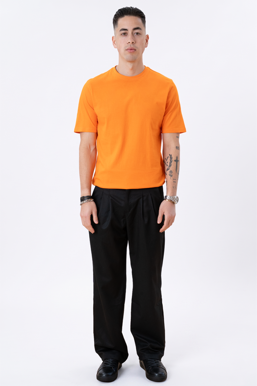 Basic T-shirt - Oranje
