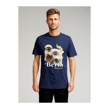 Biologisch Basic T -shirt - marine