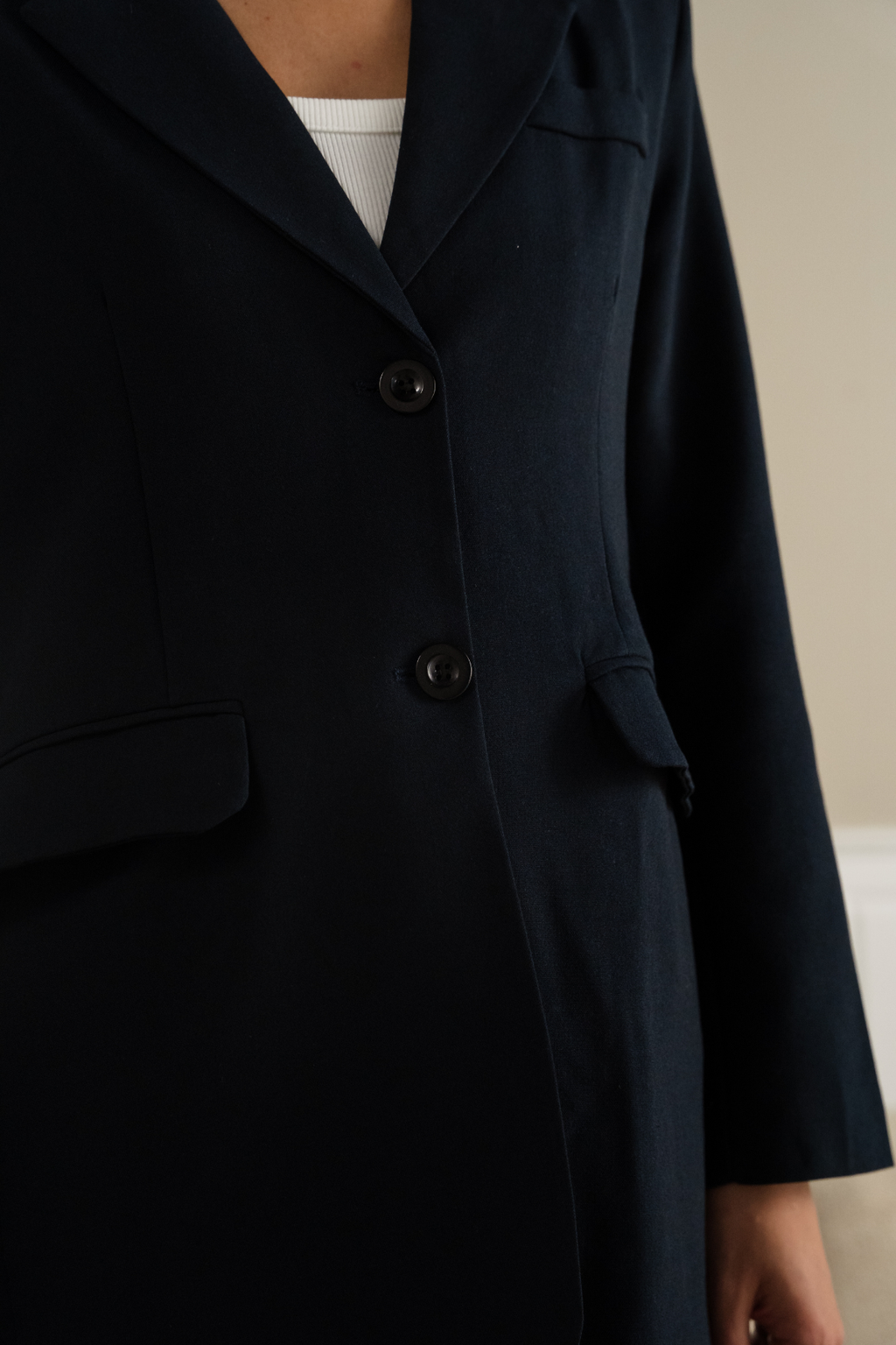 Claire Oversized Blazer - Black