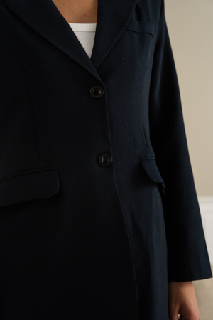 Claire Oversized Blazer - Black