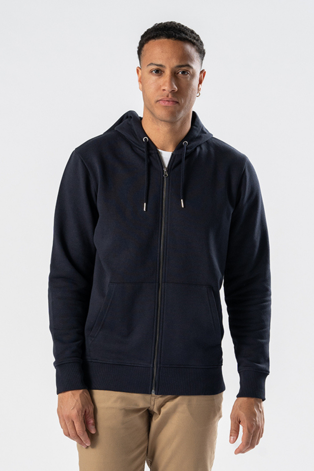 Zip Hoodie - marineblauw