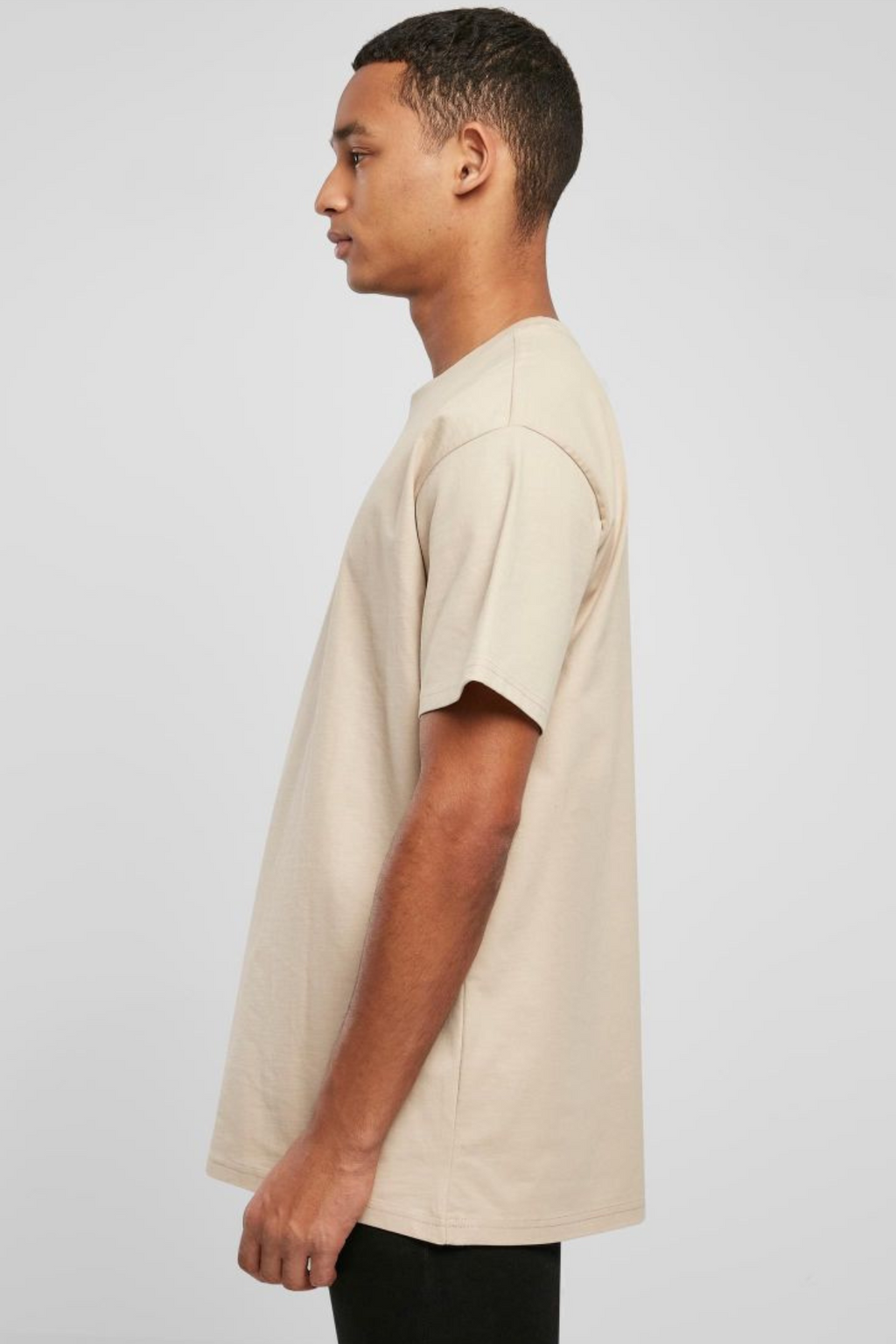 Zwaar Oversized T -shirt - nat zand
