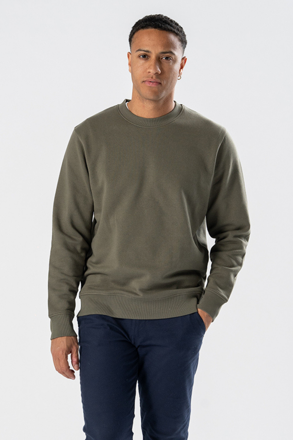 Sweatshirt Crewneck - Legergroen