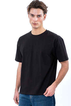 Boxy T-shirt - Zwart