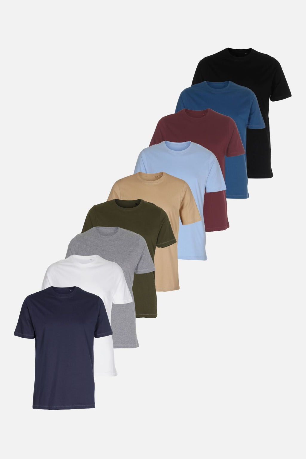 Organic Basic T-Shirts – Package Deal (9 pcs.)