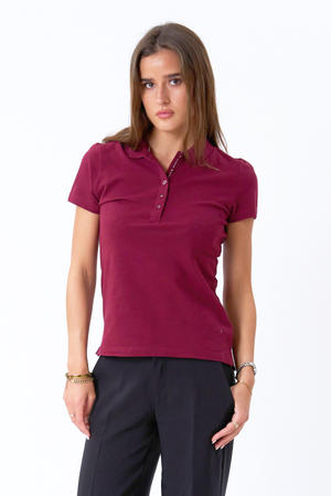 Polo shirt - Bourgondië
