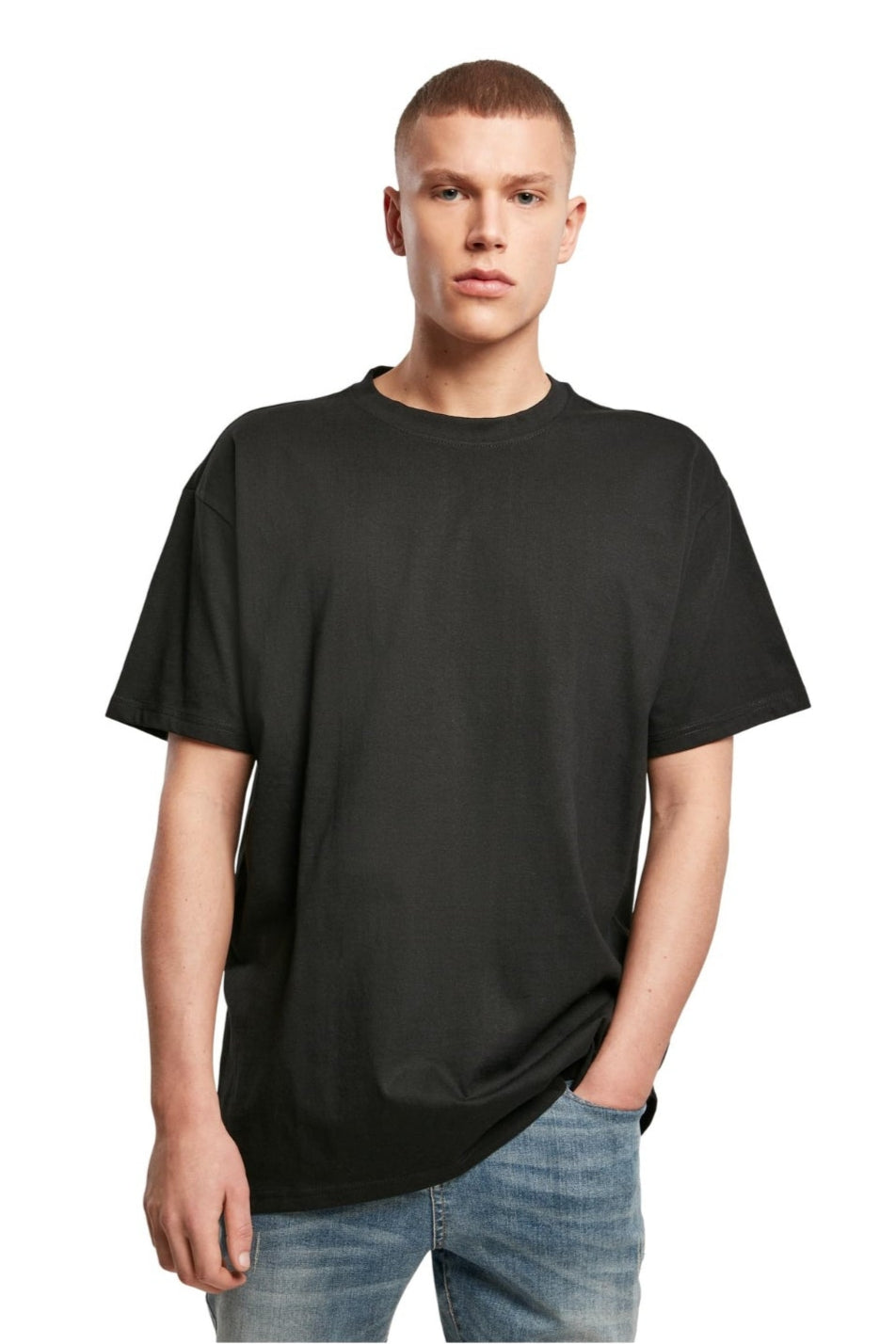 Zwaar Oversized T -shirt - zwart
