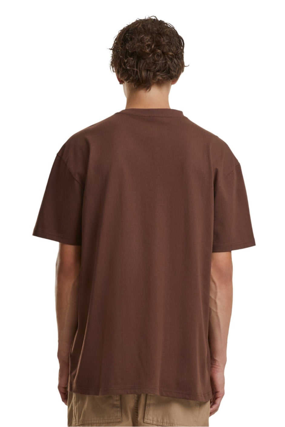Heavy Oversized T-shirt - Chocolate Brown