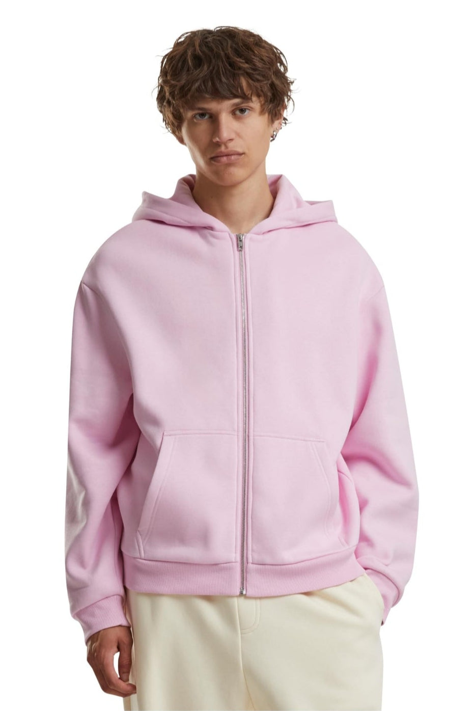 Everyday Zip Hoodie - Soft Pink