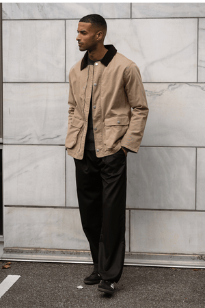 Twill -jas - donker zand