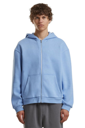 Everyday Zip hoodie - Poederblauw