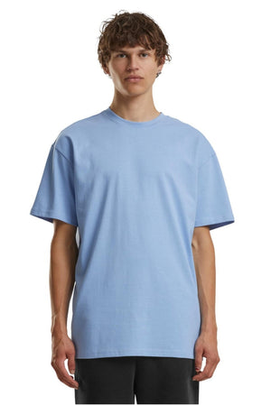 Zwaar Oversized T -shirt - Poederblauw
