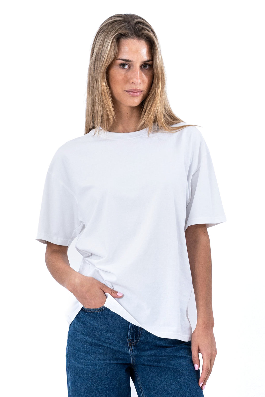 Zwaar Boxfit T-shirt - Wit