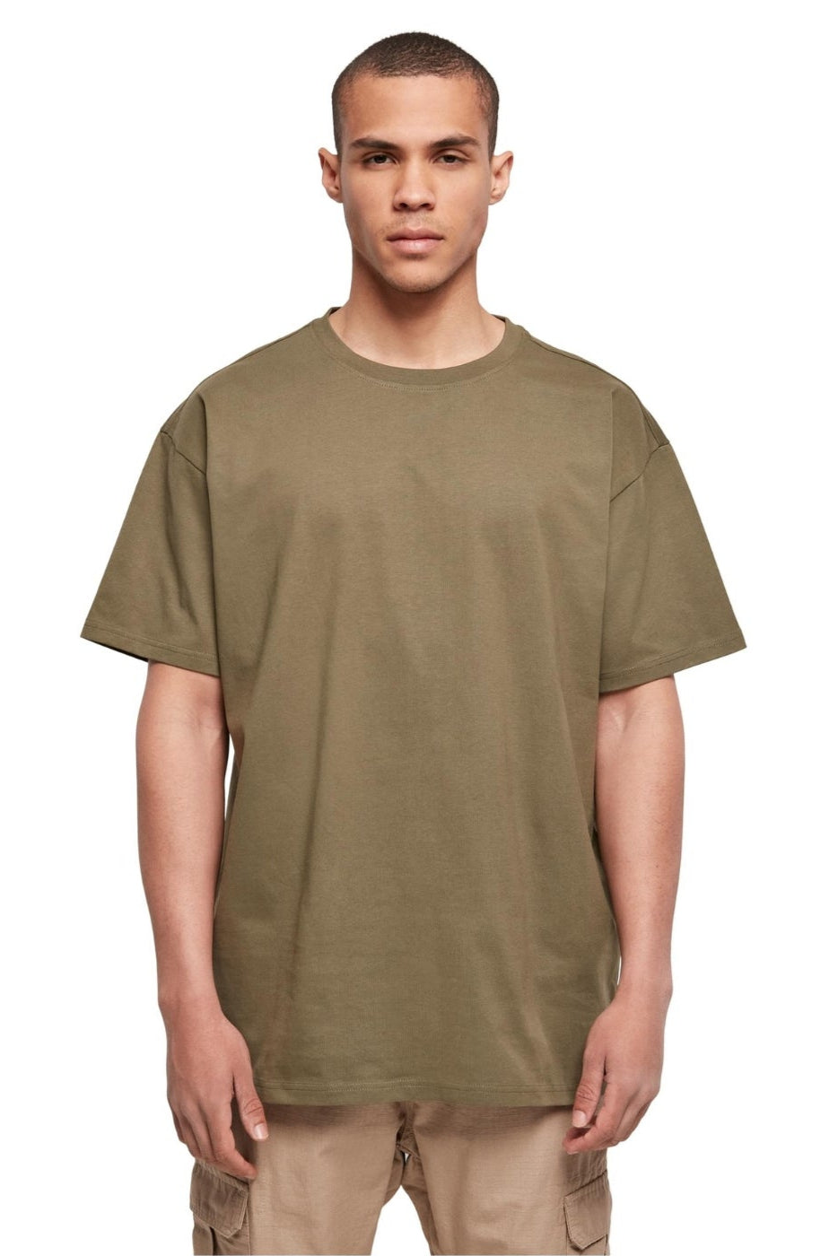 Zwaar Oversized T -shirt - Olive