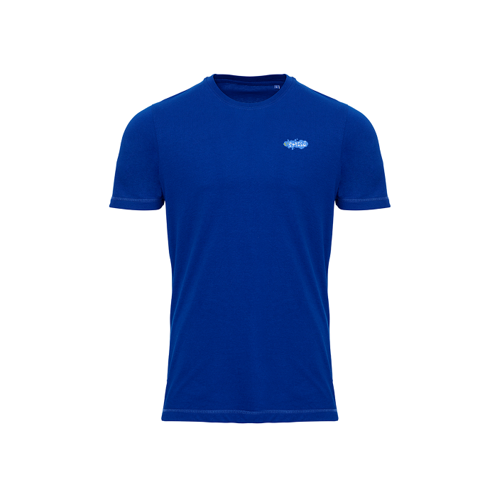 Biologisch Basic T -shirt - blauw