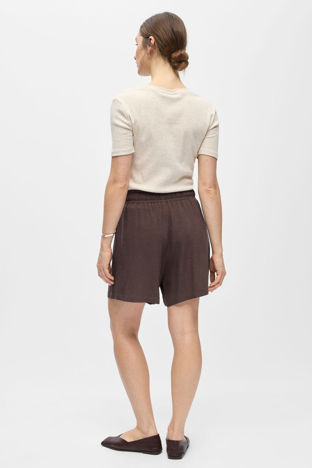 Sanne Breed Shorts - Zeehond Bruin