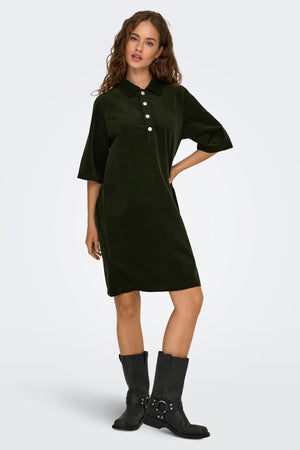 Nessa Cord Dress - Rosin