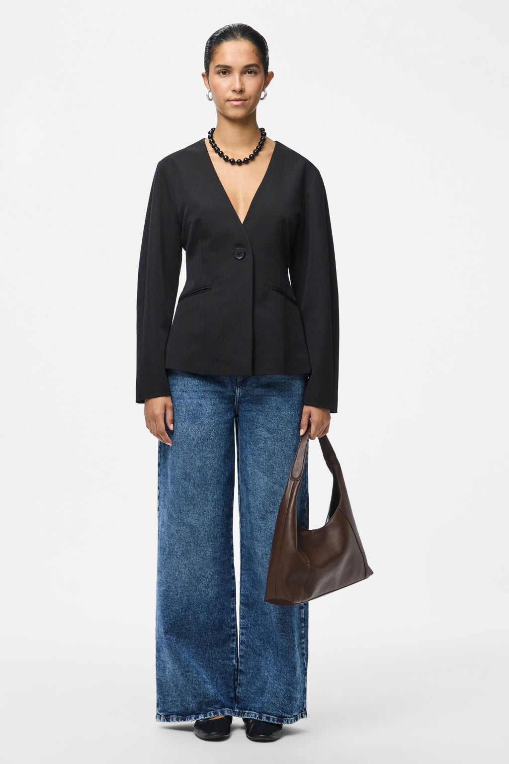 Kamil Fitted Blazer - Black