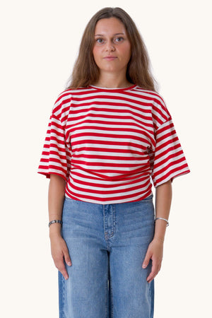 Pataya T-shirt - Rood/Wit
