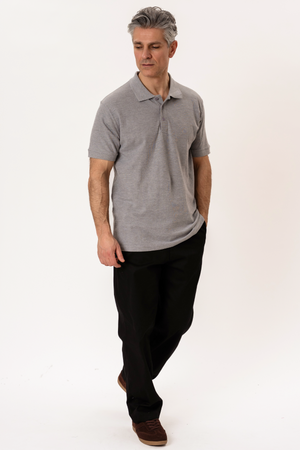 Basic Polo - Grijs