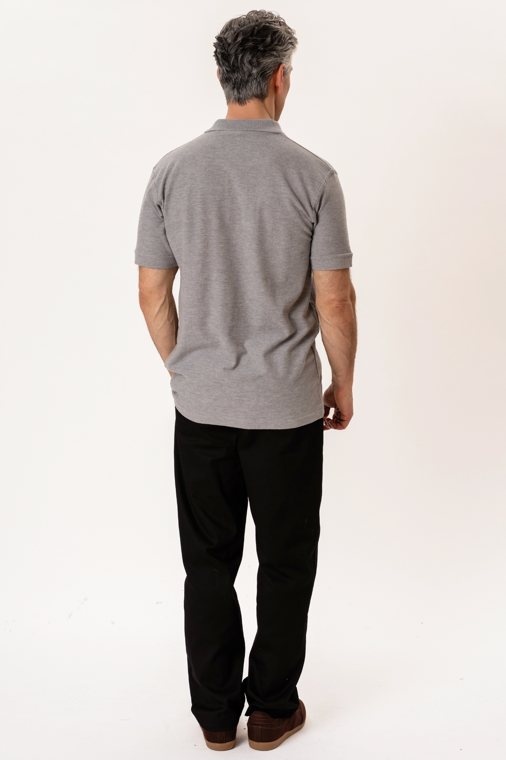 Basic Polo - Grijs