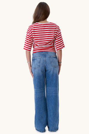 Pataya T-shirt - Rood/Wit