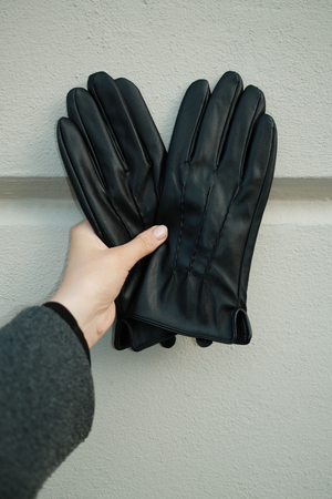 Leather Gloves - Black