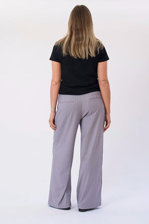 Paloma krijtstreep Pants - Taupe