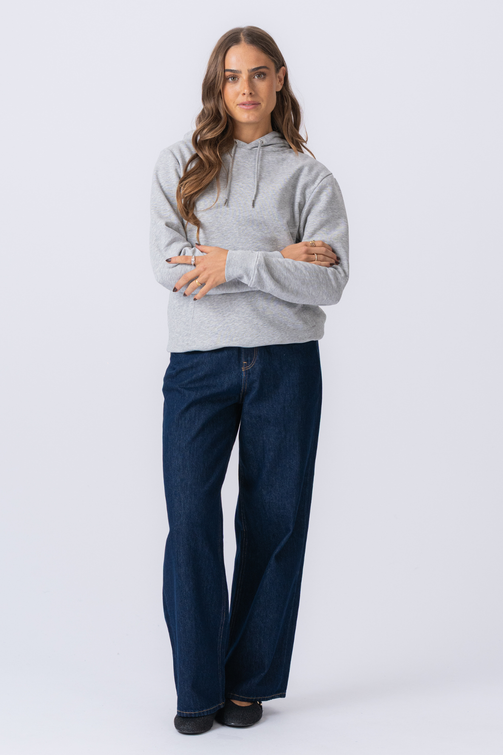 Sweatshirt hoodie - Ash Gray