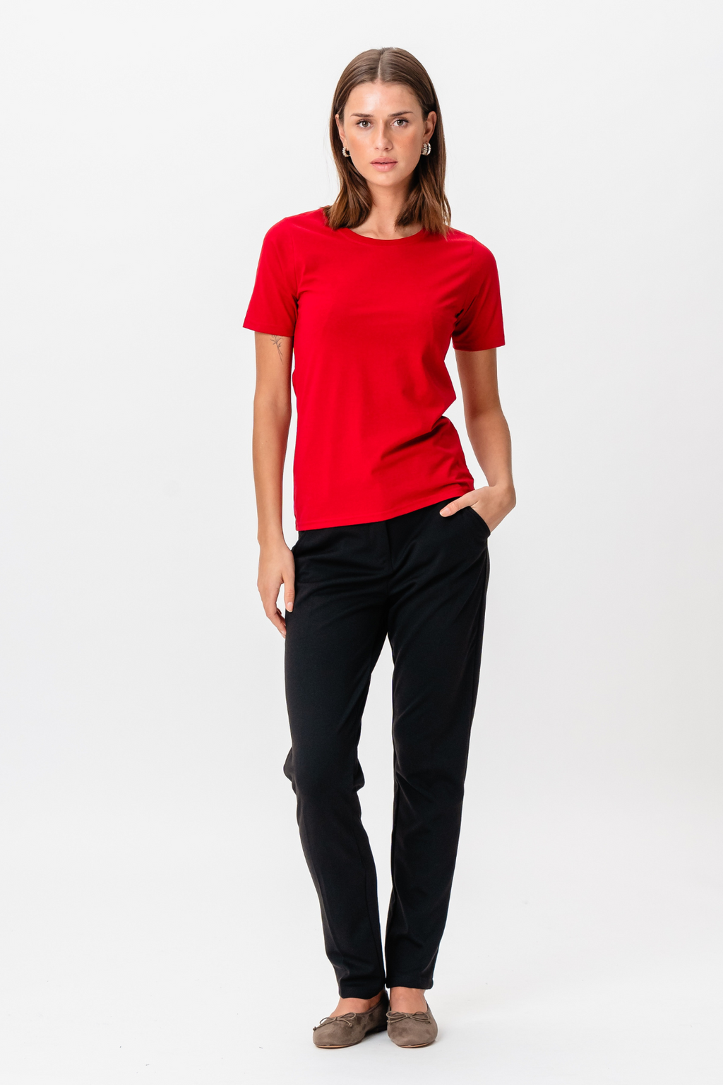 Basic T -shirt - rood