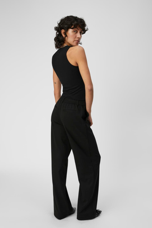 Lisa wijd Pants - Zwart